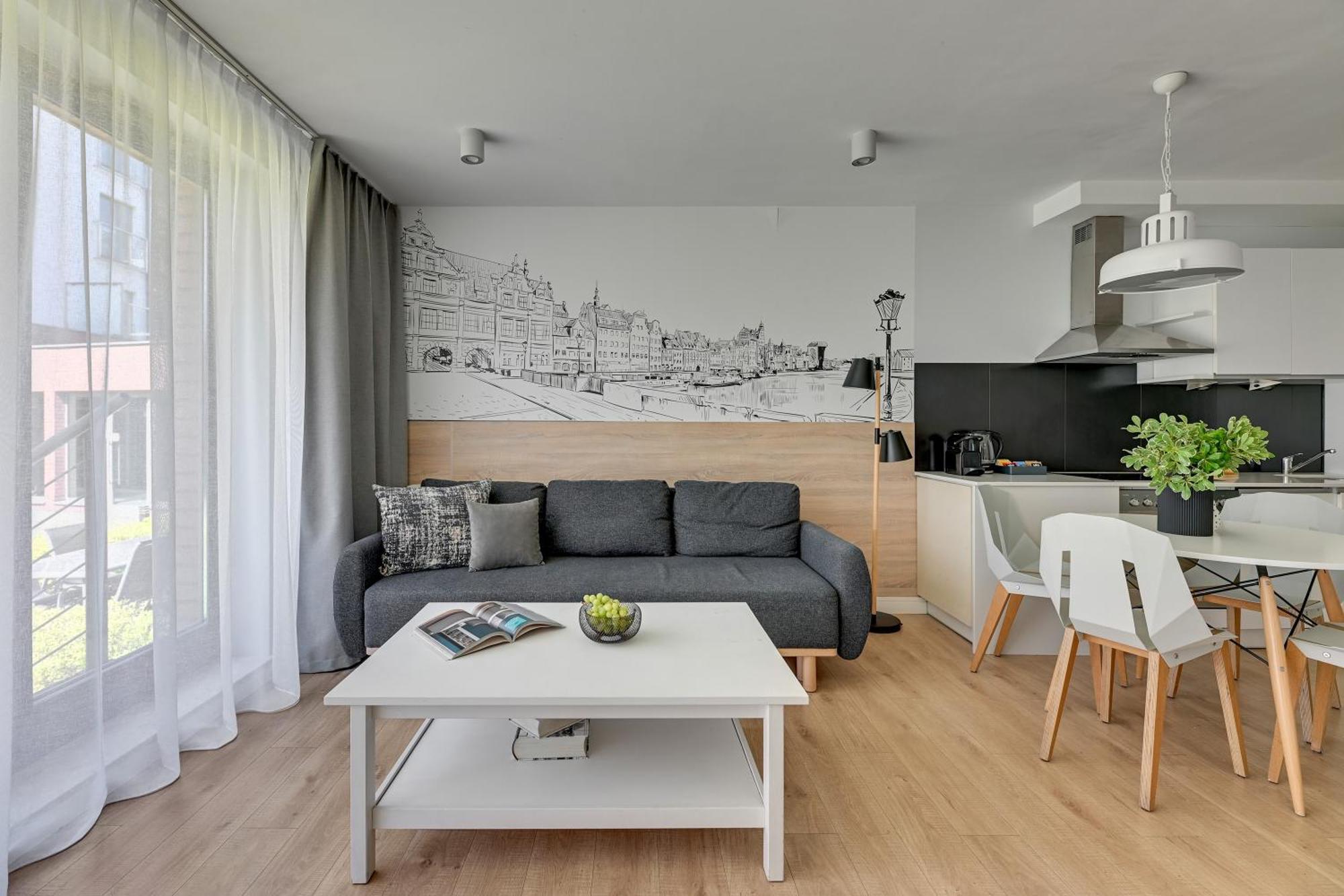 Waterlane Riverside - Spa, Pool, Gym & Parking By Downtown Apartments Gdansk Room photo